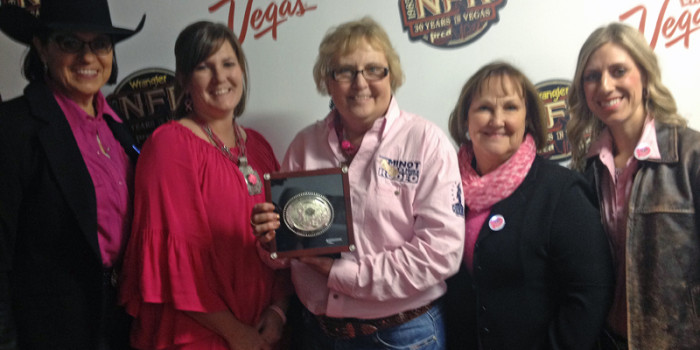 Honoring Breast Cancer Survivors at the Wrangler NFR